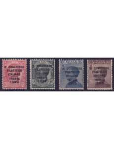 ITALY KINGDOM 1922 Italian Philatelic Congress 4v MH* ©