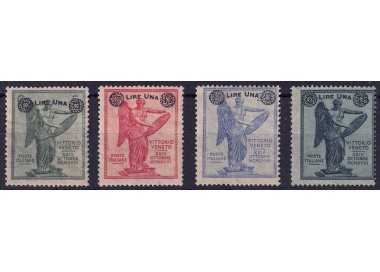 ITALY KINGDOM 1924 Victory overprinted 4v MNH**