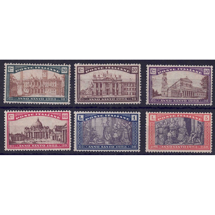ITALY KINGDOM 1924 Holy Year 6v MNH**