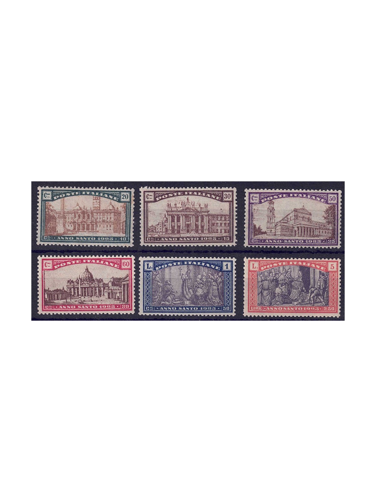 ITALY KINGDOM 1924 Holy Year 6v MNH**