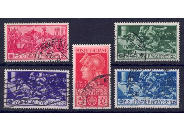 ITALY KINGDOM 1930 Francesco Ferrucci 5v us