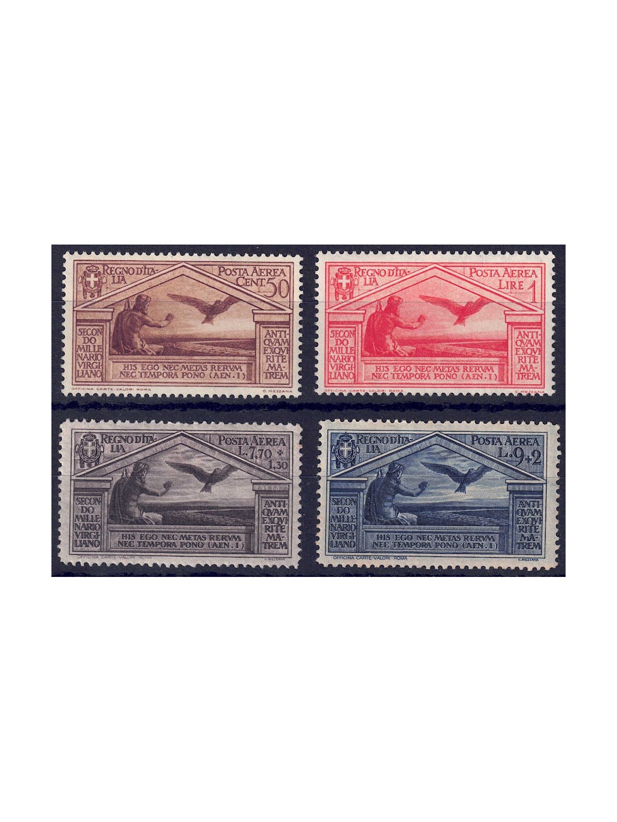 ITALY KINGDOM 1930 Bimillennium Virgil (airmail) 4v MNH**