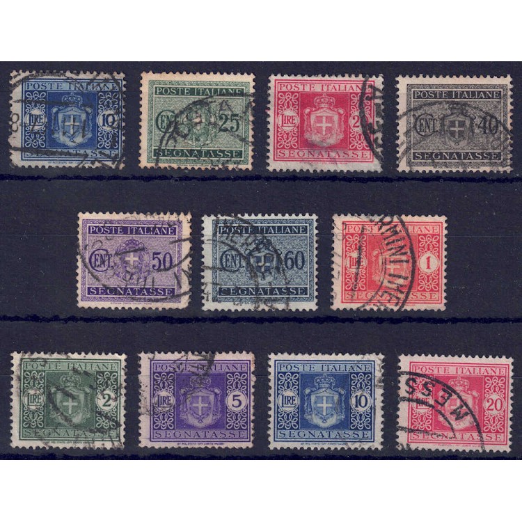 ITALY LIEUTENANCY 1945 Postage Due (wheel) 11v us