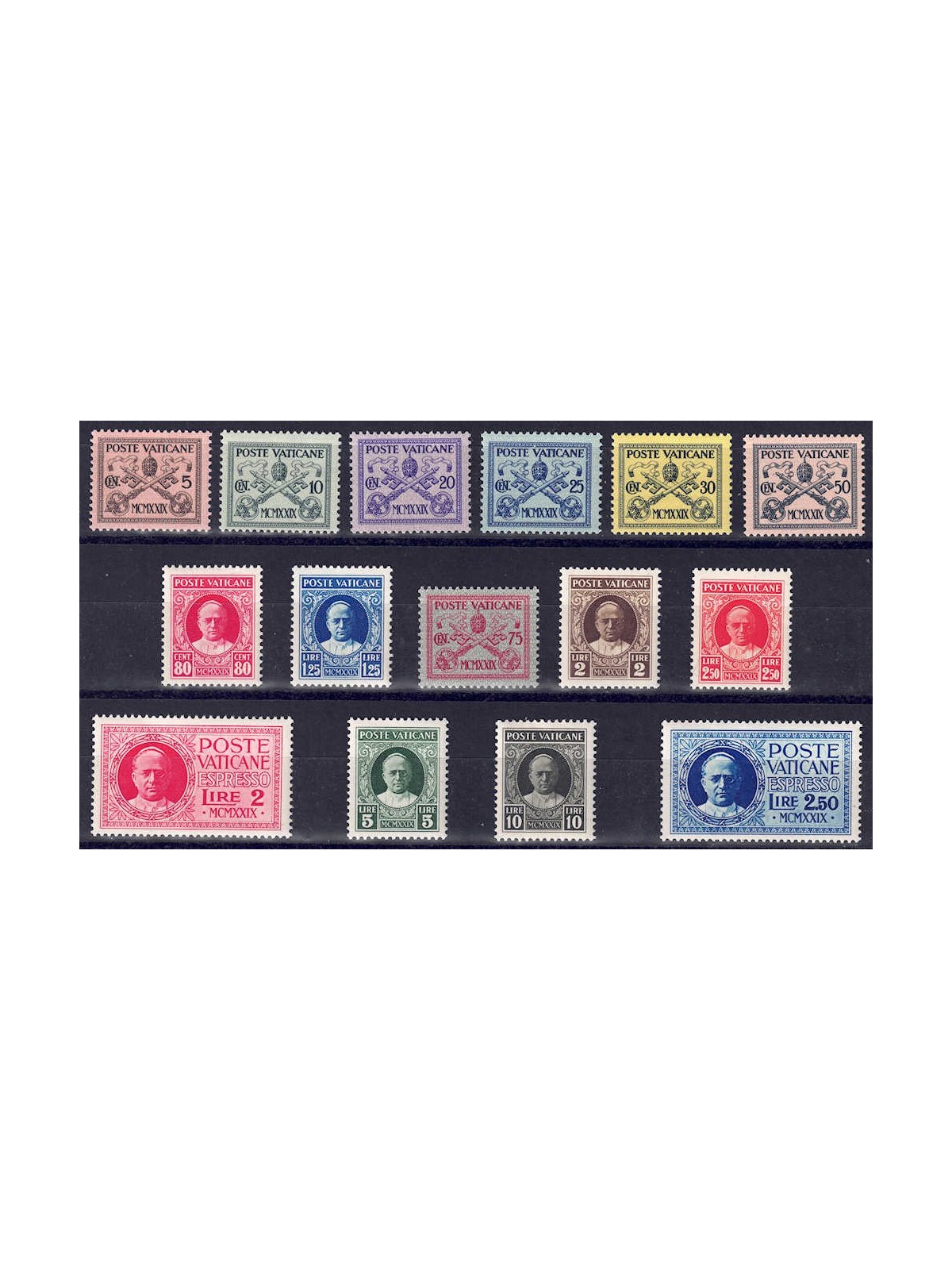 VATICAN 1929 Conciliation 15v MNH**