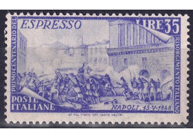 ITALIA 1948 Centenario del Risorgimento (espresso) MH*