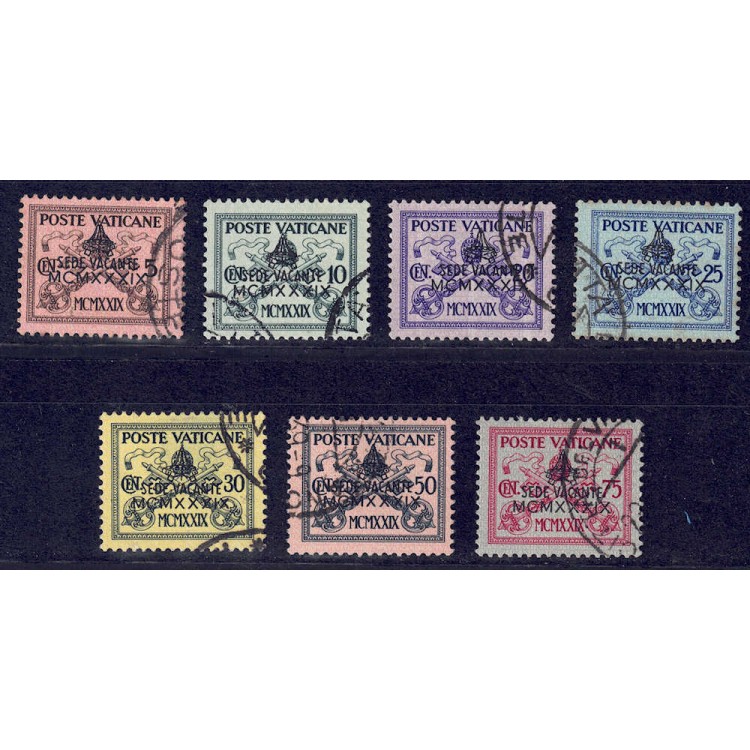VATICANO 1939 Sede Vacante 7v us