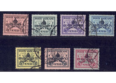 VATICAN 1939 Sede Vacante 7v us