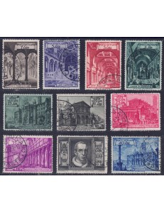 VATICANO 1949 Basiliche Romane 10v us