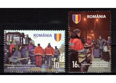 ROMANIA 2022 Diplomatic relations with the Smom Emiss. Cong. 2v MNH**