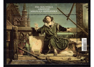 POLONIA 2023 Copernico Emiss. Congiunta BF MNH**