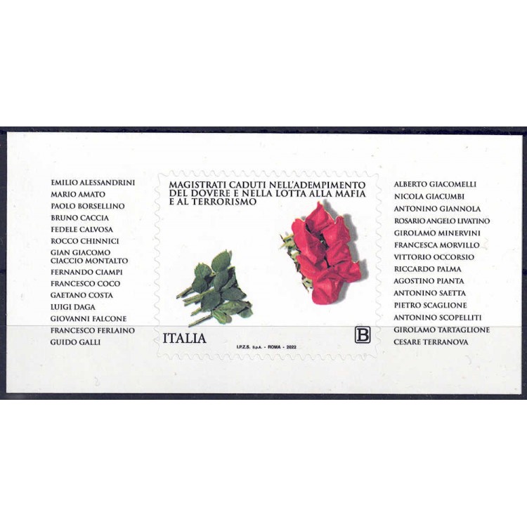 ITALIA 2022 Magistrati BF MNH**