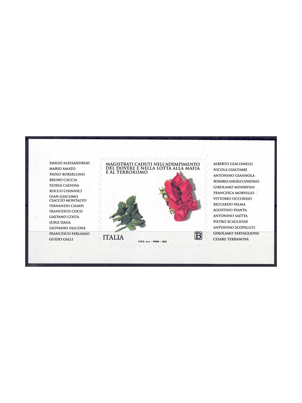 ITALIA 2022 Magistrati BF MNH**