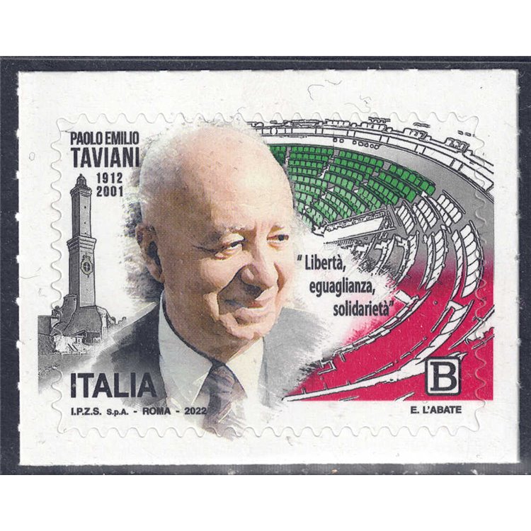 ITALIA 2022 Paolo Emilio Taviani MNH**