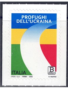 ITALIA 2022 Profughi dell'Ucraina MNH**