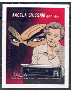 ITALY 2022 Diabolik (Angela Giussani) MNH**
