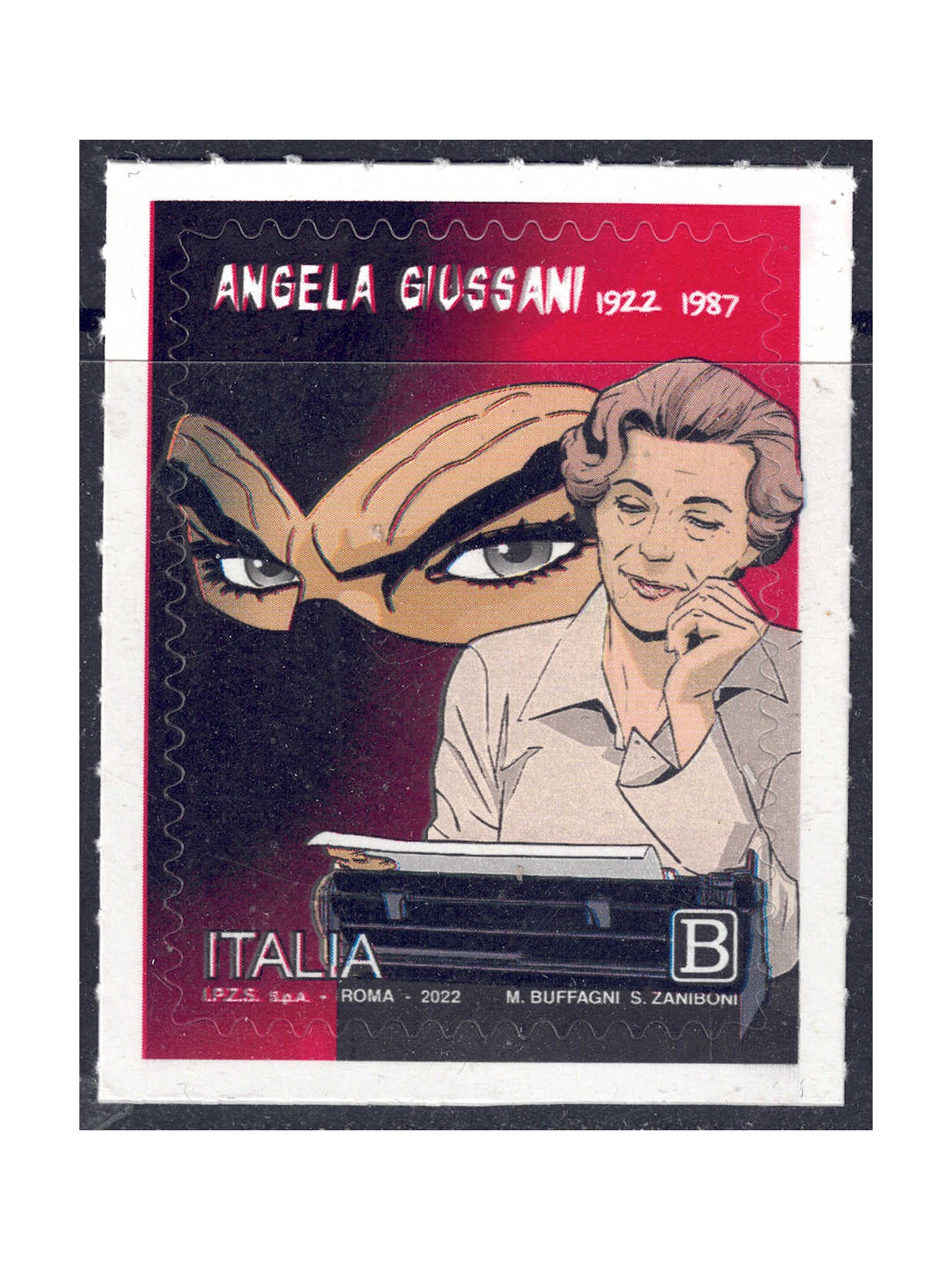 ITALIA 2022 Diabolik (Angela Giussani) MNH**