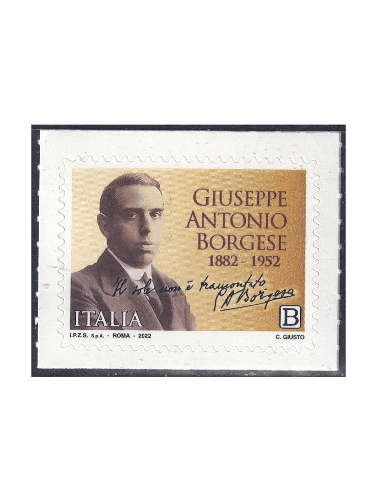 ITALIA 2022 Giuseppe Antonio Borgese MNH**