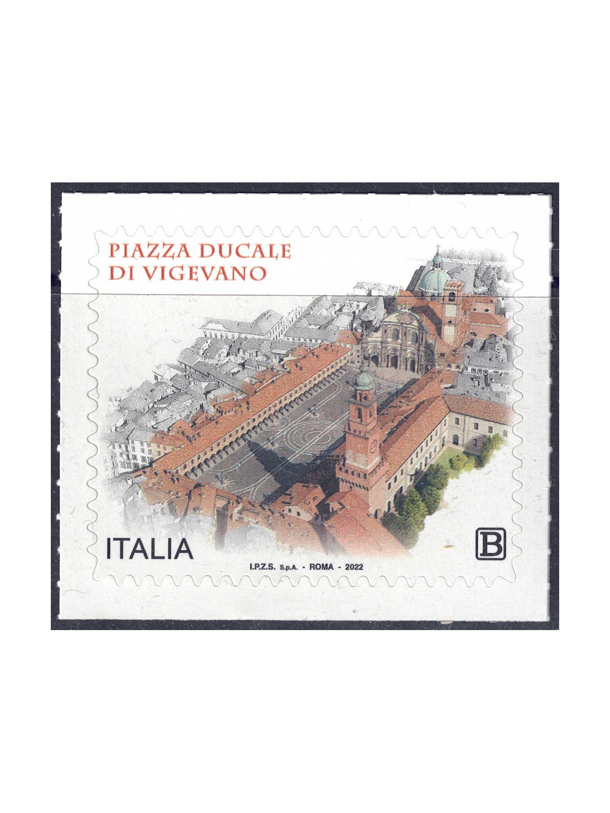 ITALIA 2022 Piazza Ducale di Vigevano MNH**