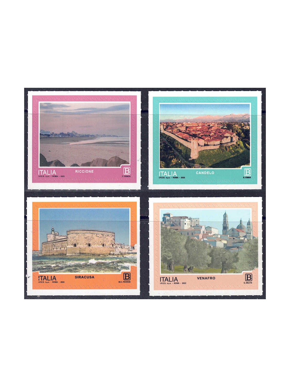 ITALY 2022 Tourism 4v MNH**