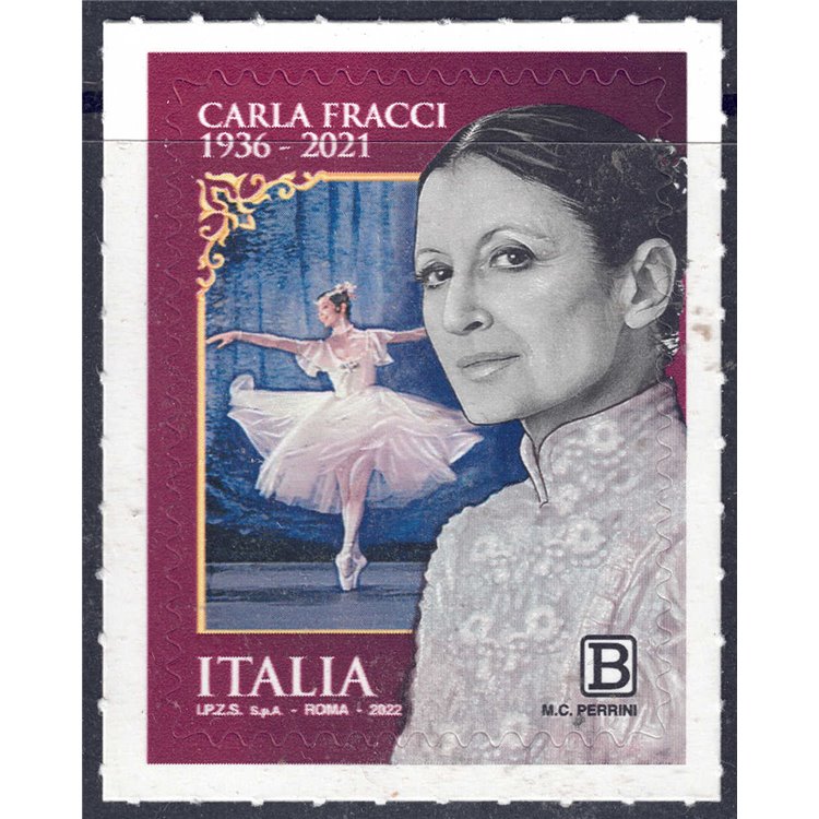ITALY 2022 Carla Fracci MNH**