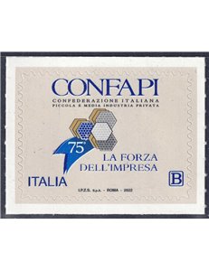 ITALIA 2022 Anniversario CONFAPI MNH**