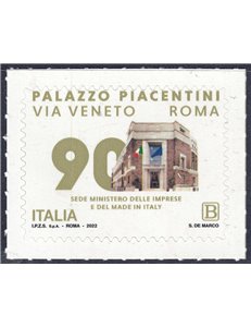 ITALIA 2022 Palazzo Piacentini MNH**