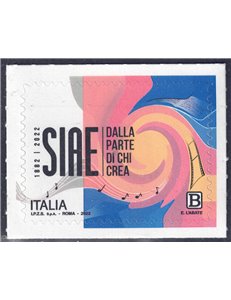 ITALIA 2022 SIAE MNH**