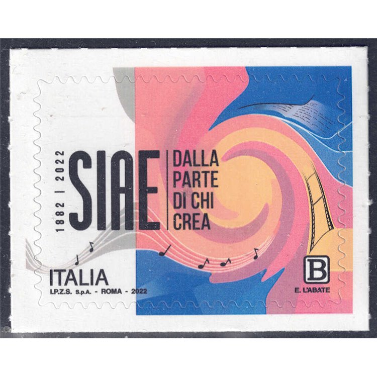 ITALIA 2022 SIAE MNH**