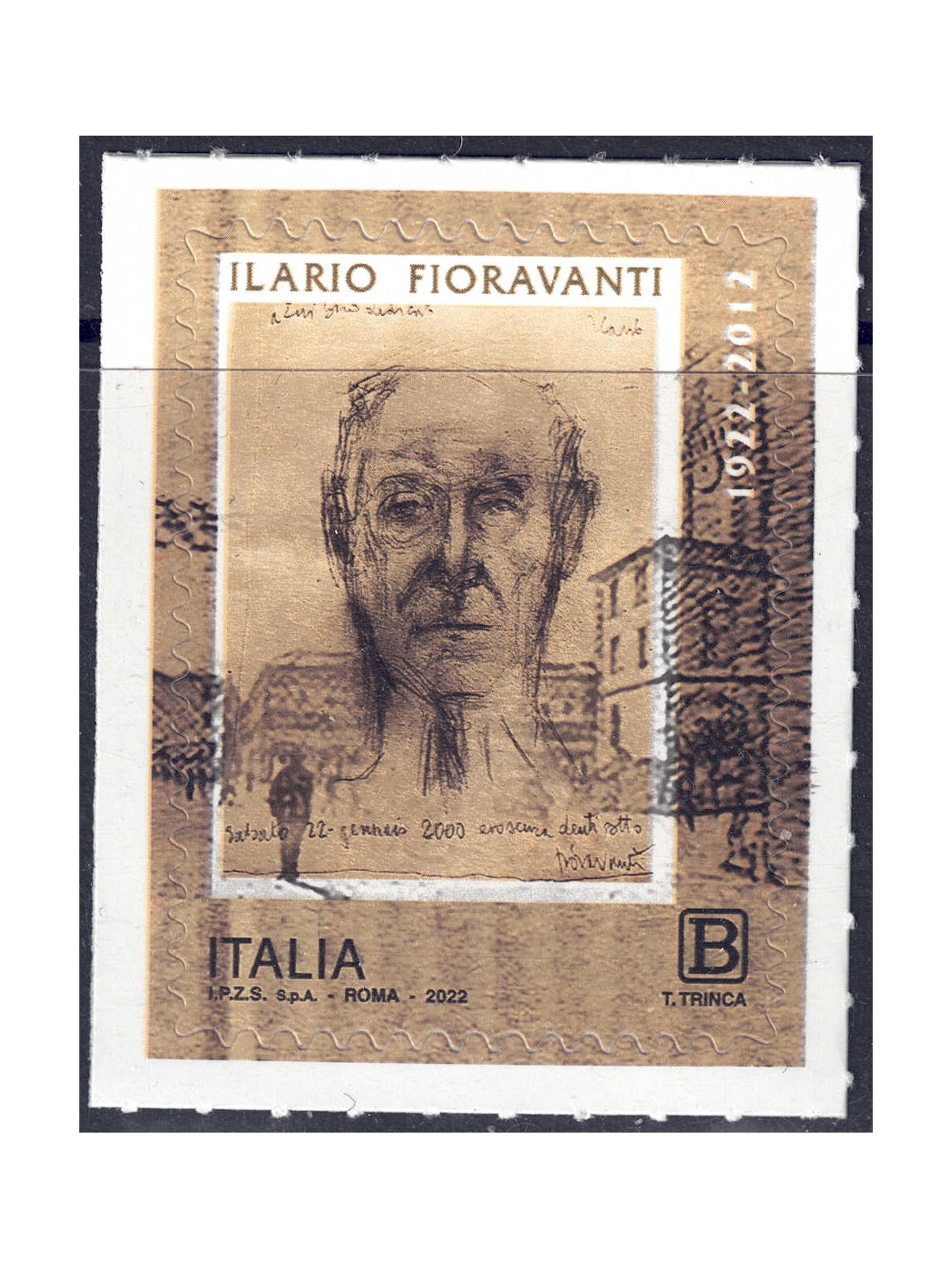 ITALIA 2022 Ilario Fioravanti MNH**