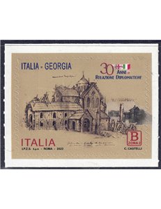 ITALY 2022 Diplomatic relations between Italy and Georgia MNH**