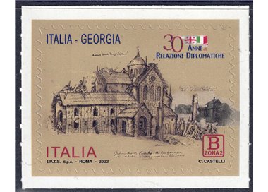 ITALY 2022 Diplomatic relations between Italy and Georgia MNH**