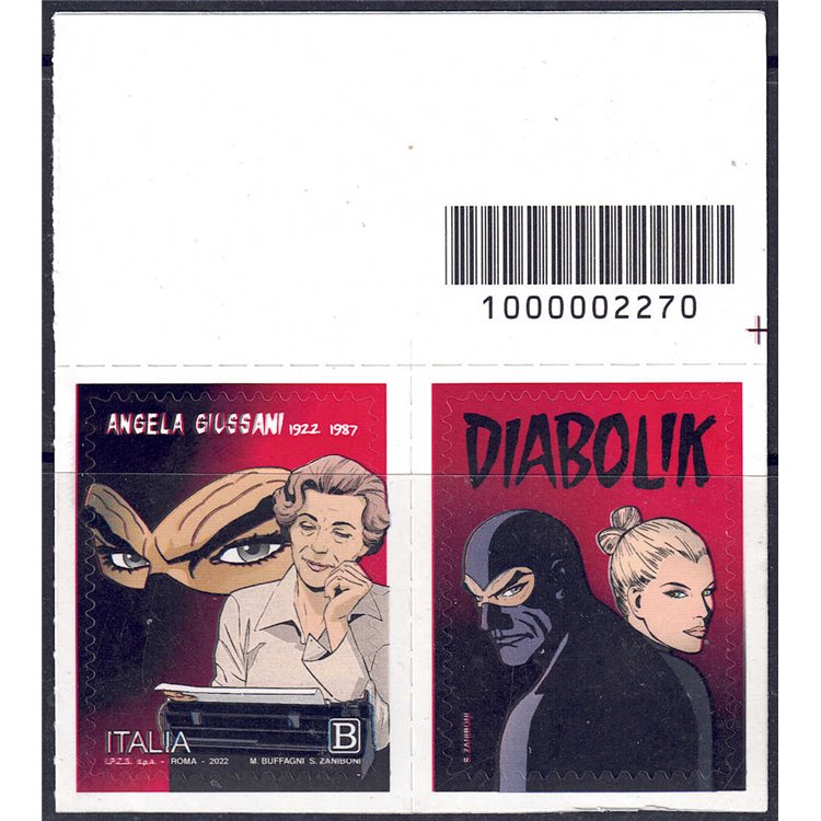 ITALIA 2022 Diabolik (Angela Giussani) CB 2270 asd