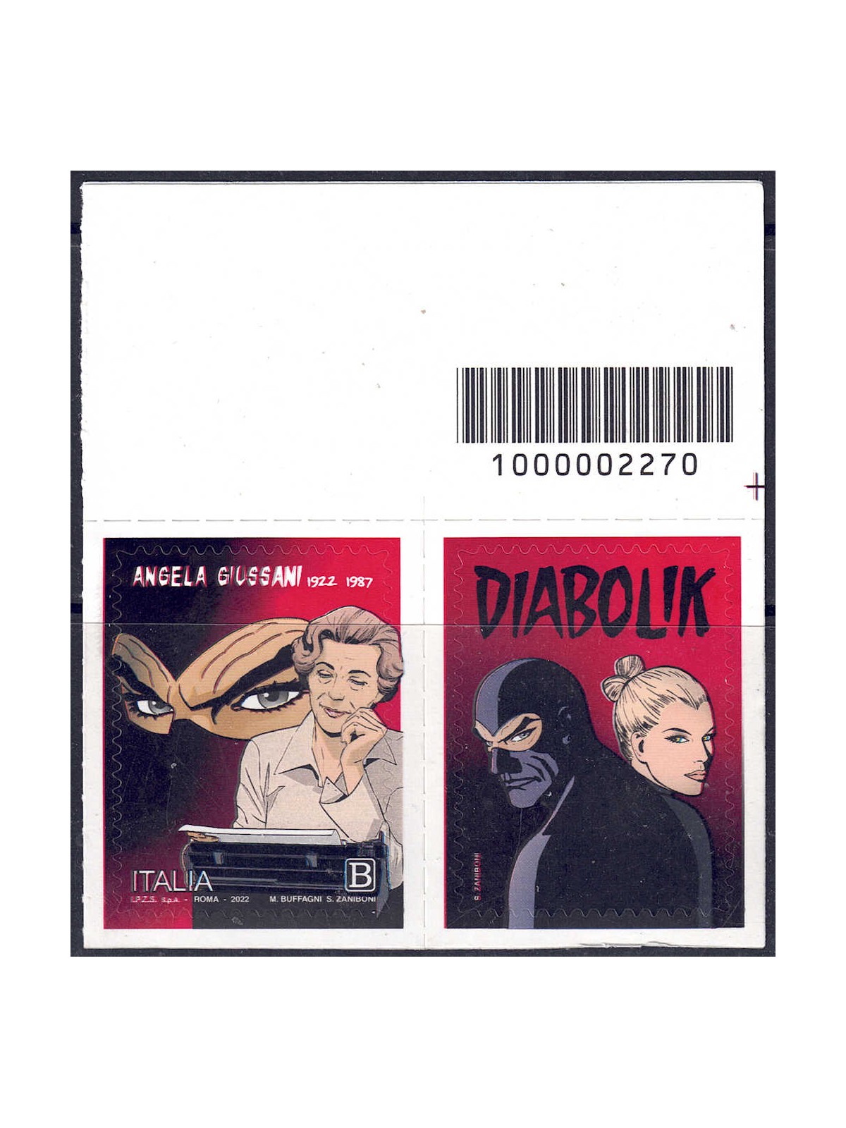 ITALY 2022 Diabolik (Angela Giussani) CB 2270 asd