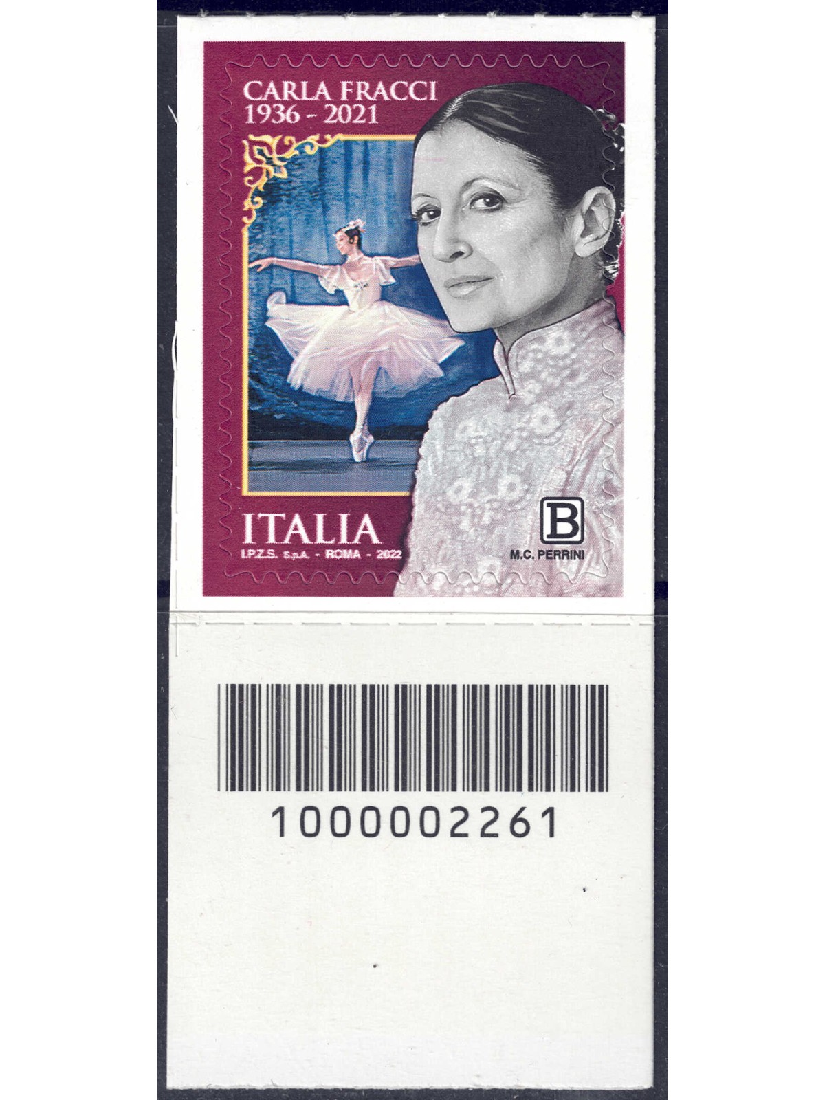 ITALIA 2022 Carla Fracci CB 2261 aid