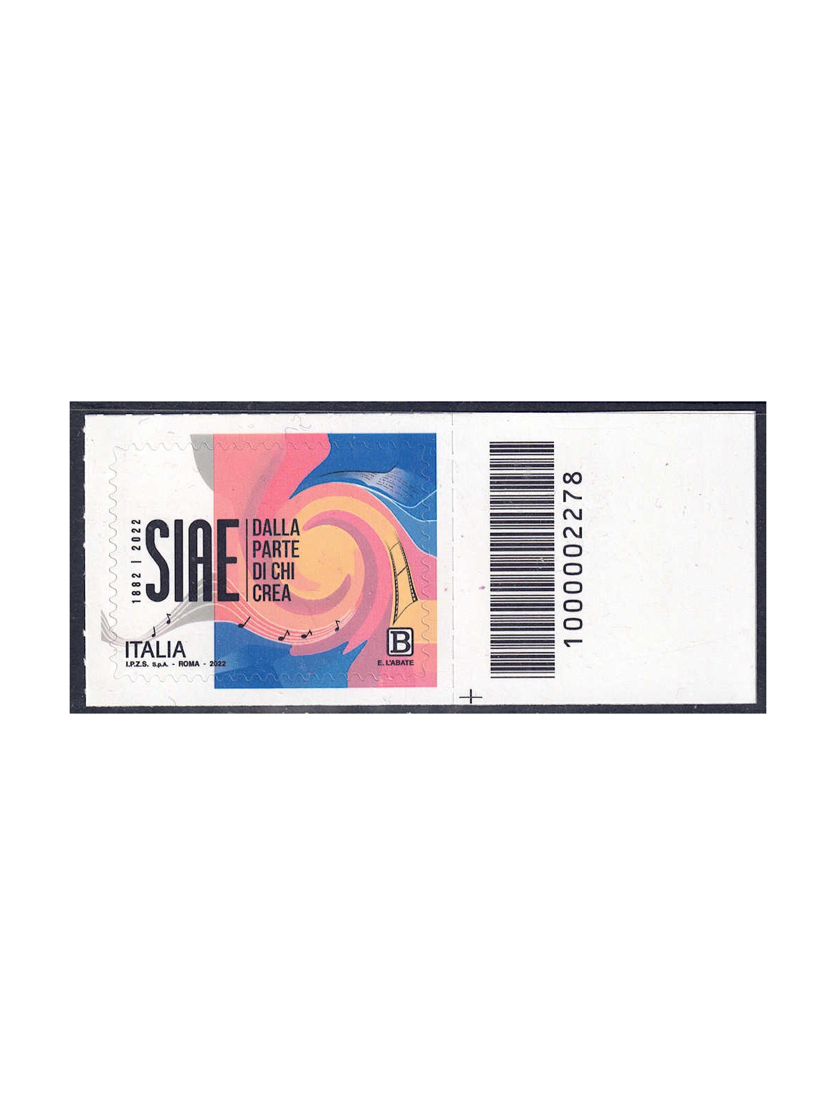ITALIA 2022 SIAE CB 2278 aid