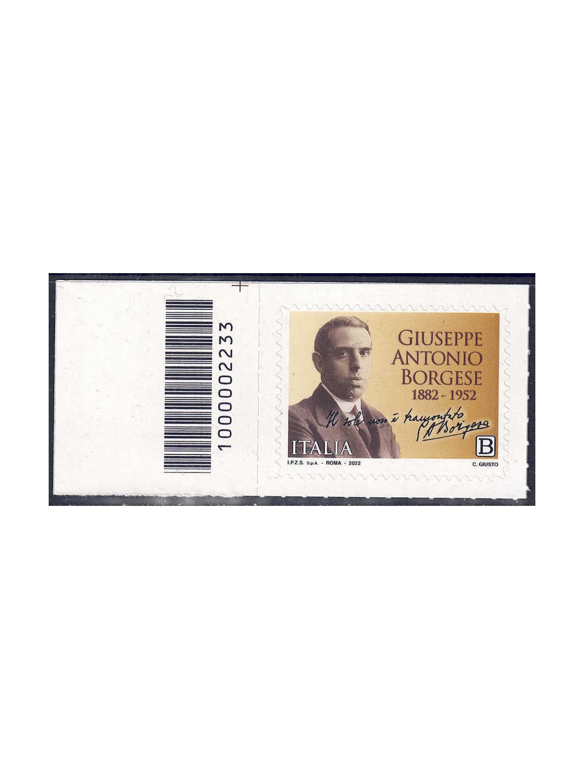 ITALIA 2022 Giuseppe Antonio Borgese CB 2233 ass