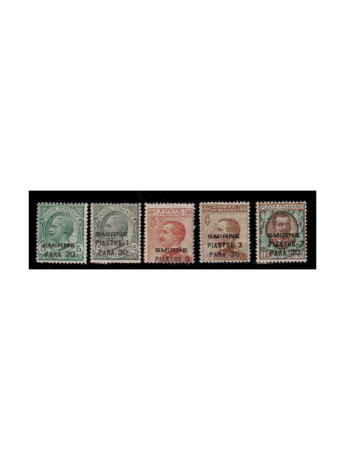 LEVANTE (SMIRNE) 1922 Serie ordinaria 5v MNH**