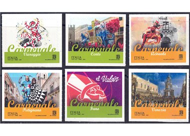 ITALY 2023 The oldest carnivals in Italy 6v MNH**