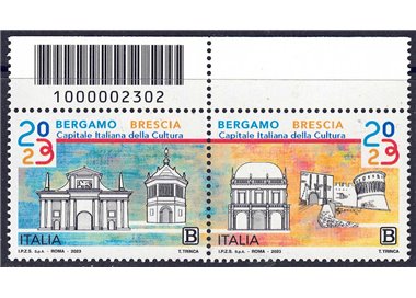 ITALY 2023 Bergamo Brescia capital of culture 2v CB 2302 ss