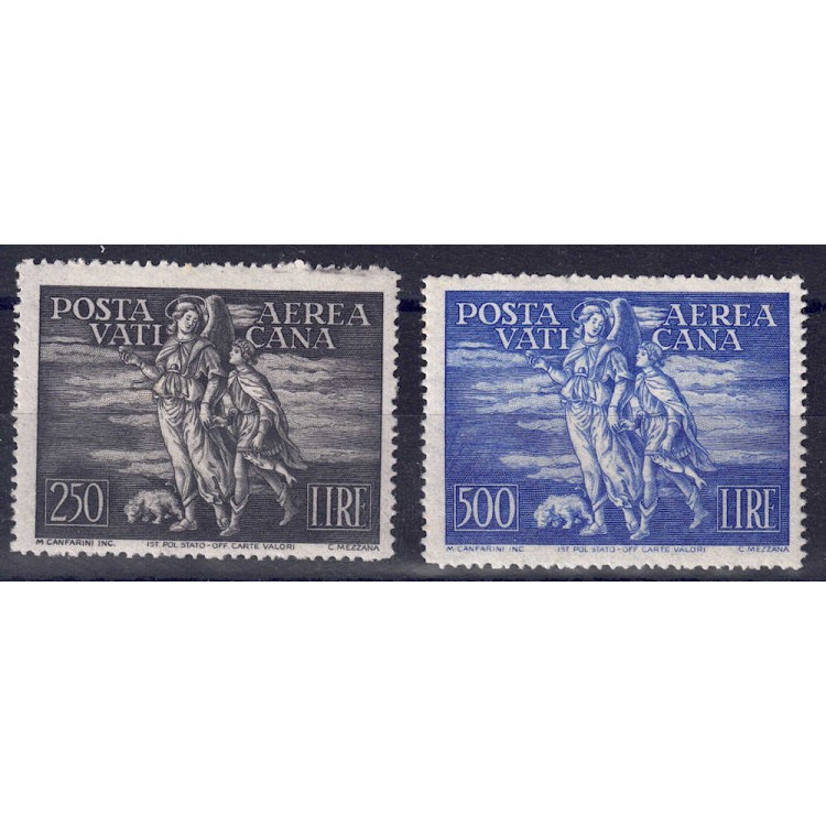VATICAN 1948 Tobia (airmail) 2v MH*