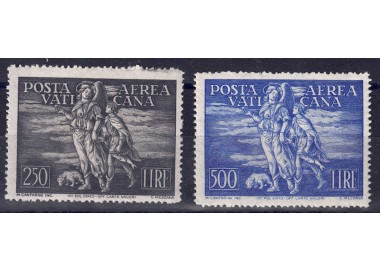 VATICANO 1948 Tobia (posta aerea) 2v MH*