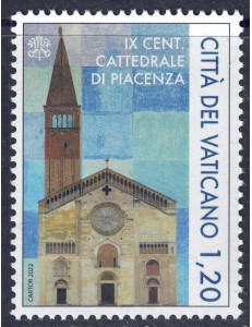 VATICAN 2022 Piacenza Cathedral MNH**