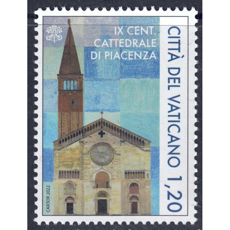 VATICAN 2022 Piacenza Cathedral MNH**