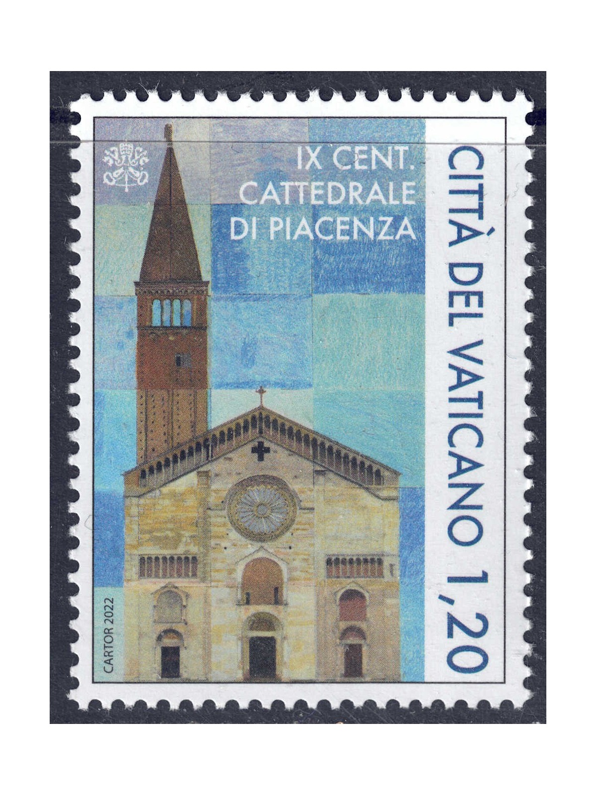 VATICAN 2022 Piacenza Cathedral MNH**