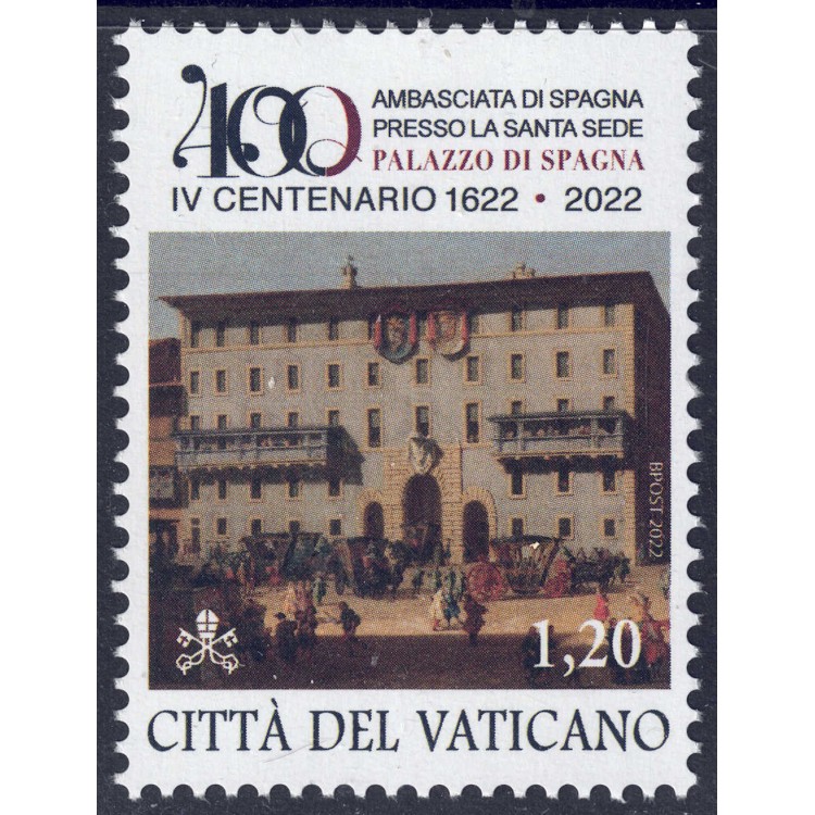 VATICAN 2022 Spanish Palace MNH**