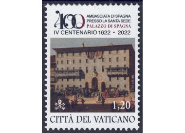 VATICAN 2022 Spanish Palace MNH**