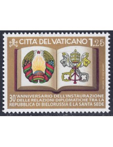VATICANO 2022 Relazioni diplomatiche (Bielorussia) MNH**