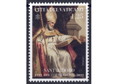 VATICAN 2022 Saint Isidore of Seville MNH**