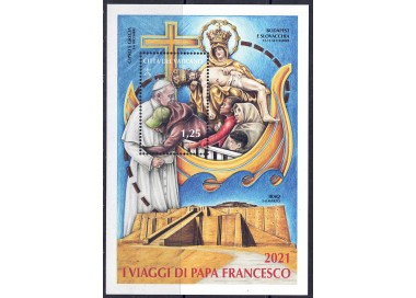 VATICAN 2022 Pope's Travels s/s MNH**