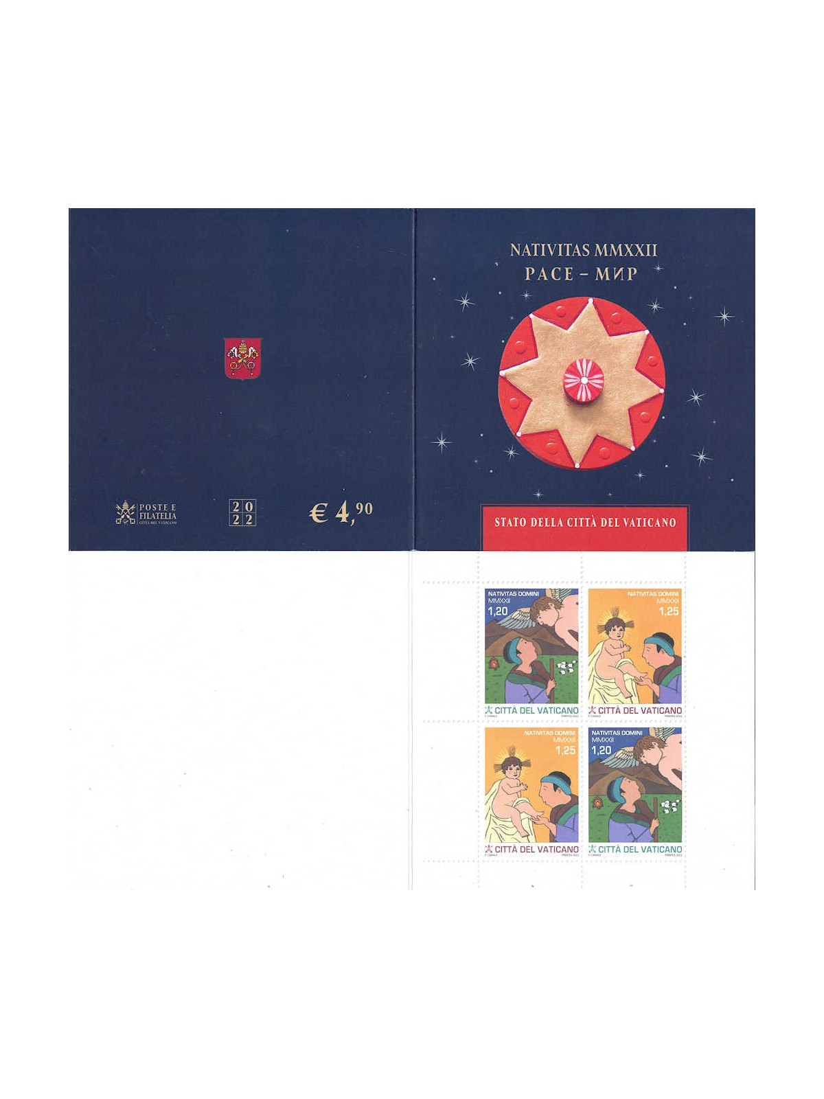 VATICAN 2022 Christmas booklet MNH**